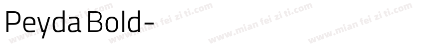 Peyda Bold字体转换